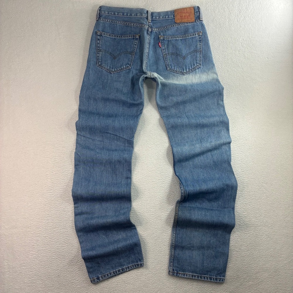 Y2K Levis 505 Jeans‎ Men 31x36 Blue Faded Regular Straight Casual Denim Tall